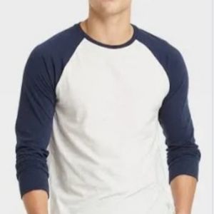 Good fellow Long Sleeve Color block tee